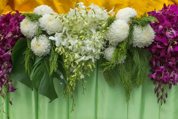 Närbild på bröllop bukett blomma. — Stockfoto