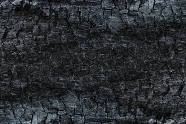 Podrobnosti o povrchu dřevěného uhlí. — Stock fotografie
