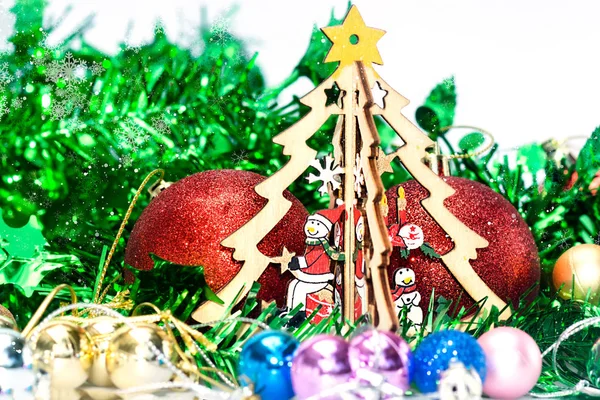 クリスマス ツリーのマクロ写真. — ストック写真