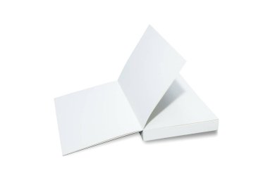 beyaz zemin üzerine eskiz defteri.