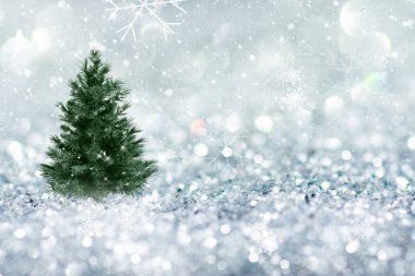 Köpüklü Glitter bokeh arka plan.