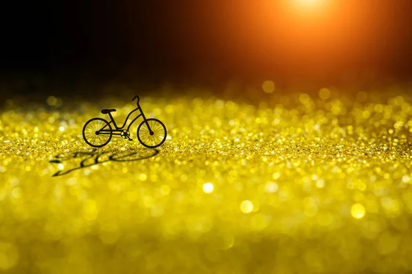 Gnistrande Glitter bokeh bakgrund. — Stockfoto