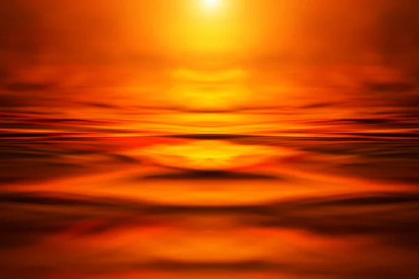 Lumière du soleil abstraite à la surface de l'eau . — Photo