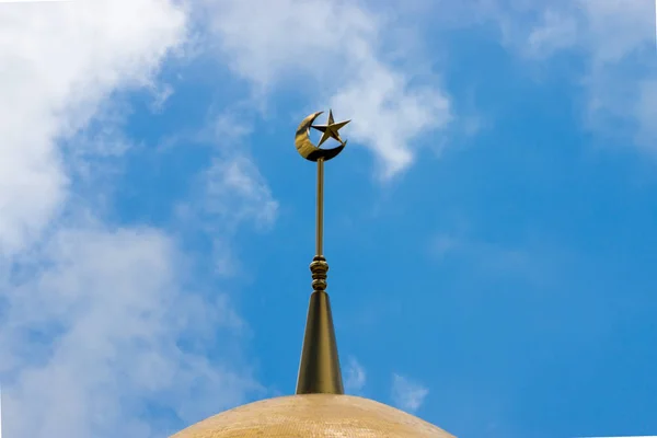 Goldenes islamisches Symbol — Stockfoto