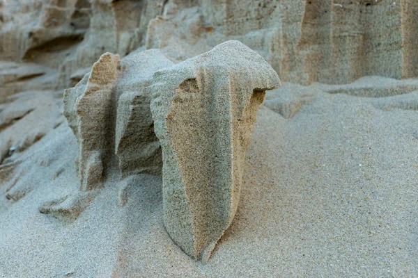 Camada de areia na praia . — Fotografia de Stock