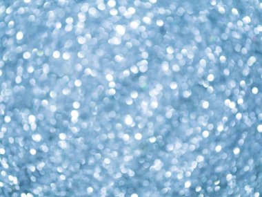 Yumuşak mavi parlak bokeh arka plan.