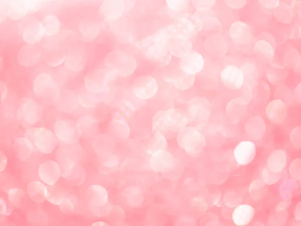 Zachte roze sprankelende bokeh achtergrond. — Stockfoto