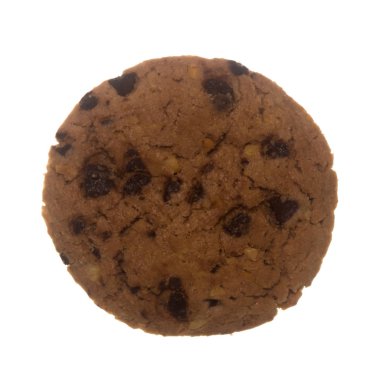 Beyaz arkaplanda izole edilmiş çerezler.