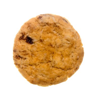 Beyaz arkaplanda izole edilmiş çerezler.