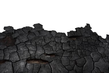 Kömürün yüzeyindeki detaylar.