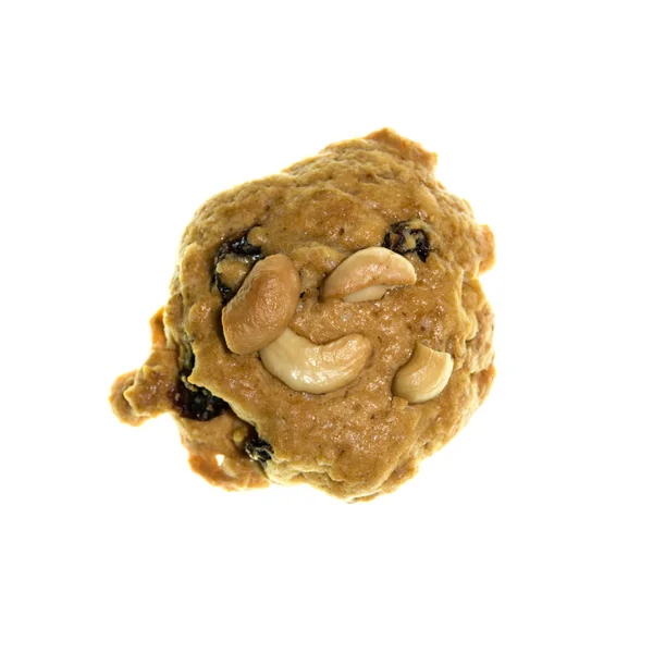 Cookies på vit bakgrund. — Stockfoto