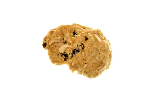 Cookies på vit bakgrund. — Stockfoto