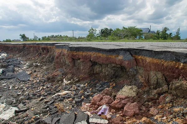 Die Schichten der Straße. — Stockfoto