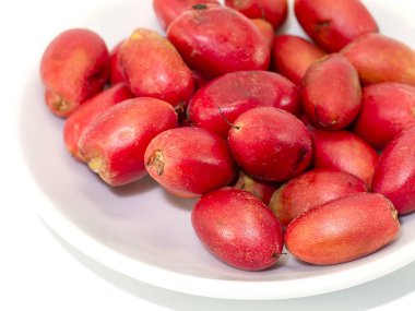 Mucize meyvesi ya da Mucize çileği yakın çekim