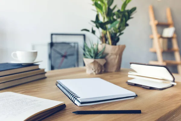 modern ekipman ve nesnelerle ev ofis işyeri tasarımı