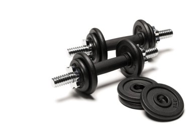 demir dumbell ağırlık plakalı