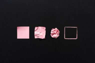 farklı eyaletlerde pembe boş notları