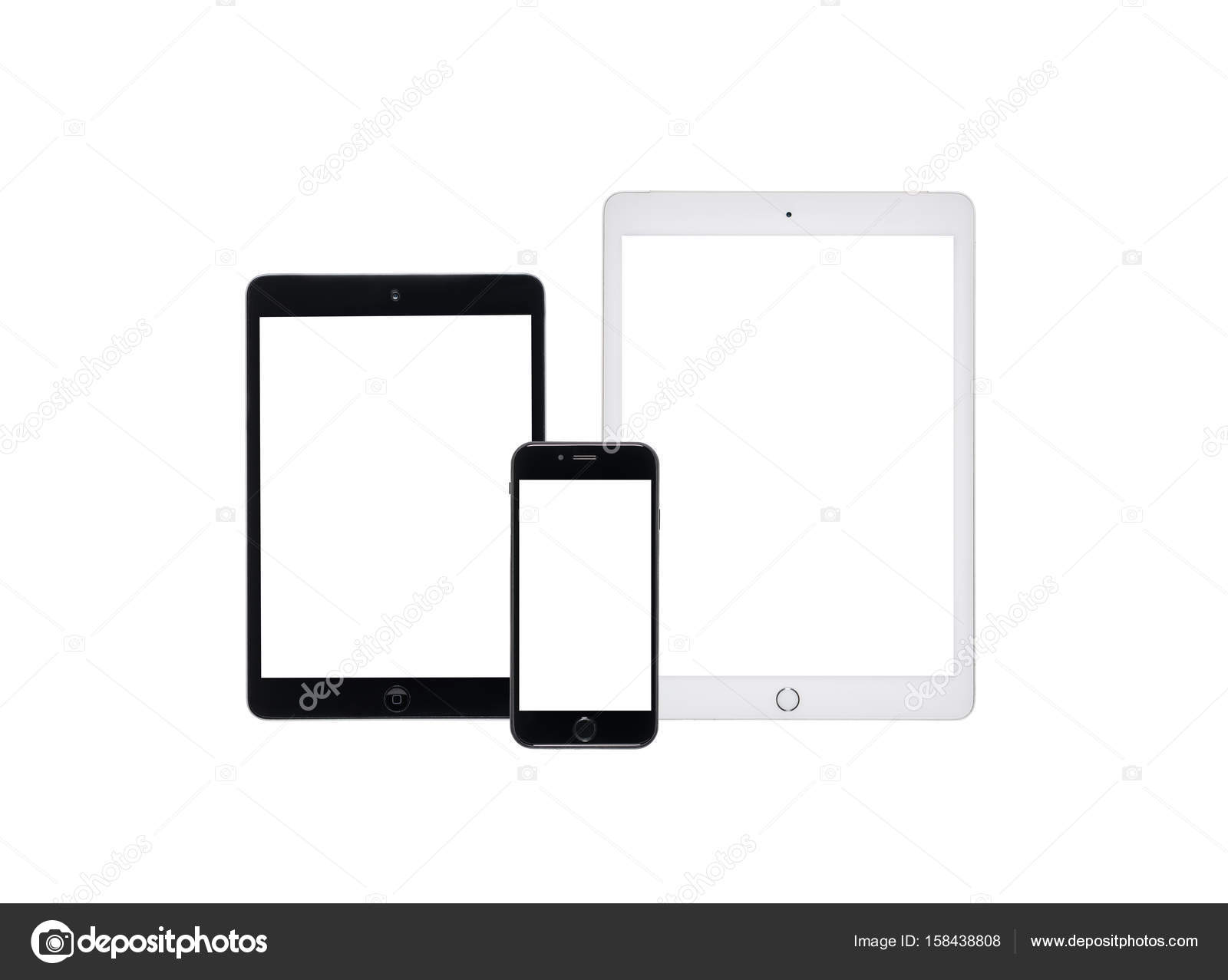 Digital tablets and smartphone — Stock Photo © KostyaKlimenko 158438808