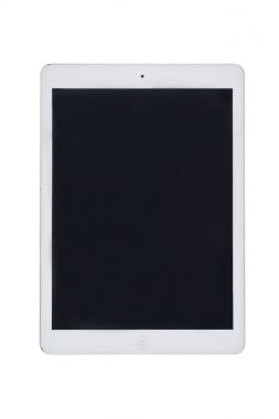 digital tablet with blank screen clipart