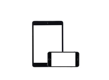 Smartphone and digital tablet  clipart