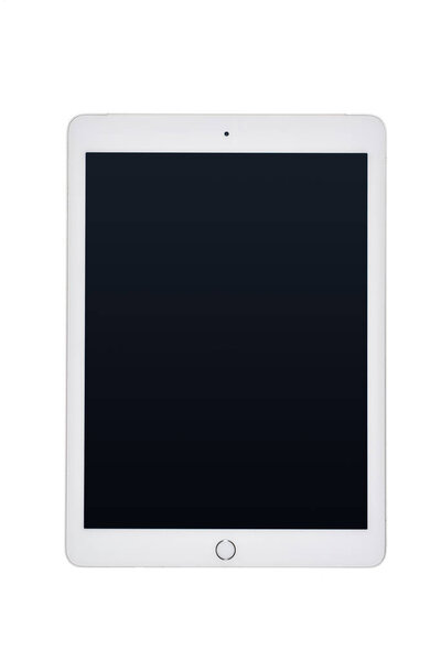 digital tablet with blank screen