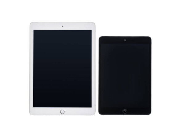 digital tablets with blank screens 