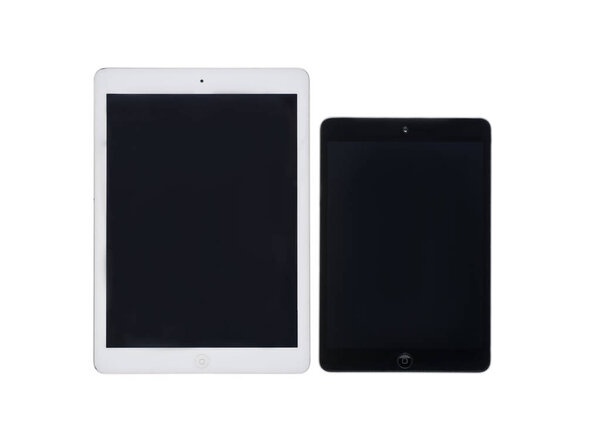Digital tablets with black screens 