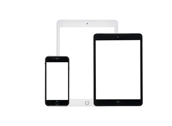 Digital devices with blank screens — Stock Photo, Image