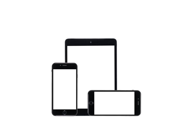 Digital devices with blank screens 