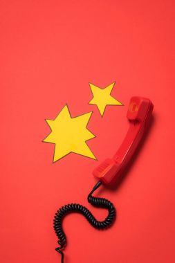 Telefon cep telefonu ve konuşma kabarcıklar