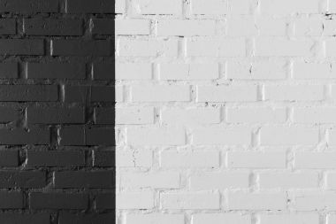 black and white brick wall  clipart