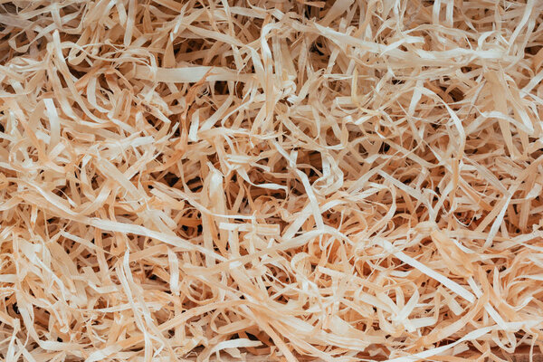wooden shavings background