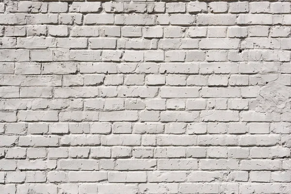Bílá cihlová zeď pozadí — Stock fotografie