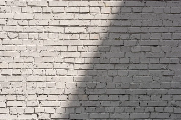 Fondo de pared de ladrillo blanco — Foto de Stock