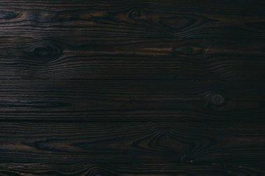 close up view of blank dark wooden background clipart