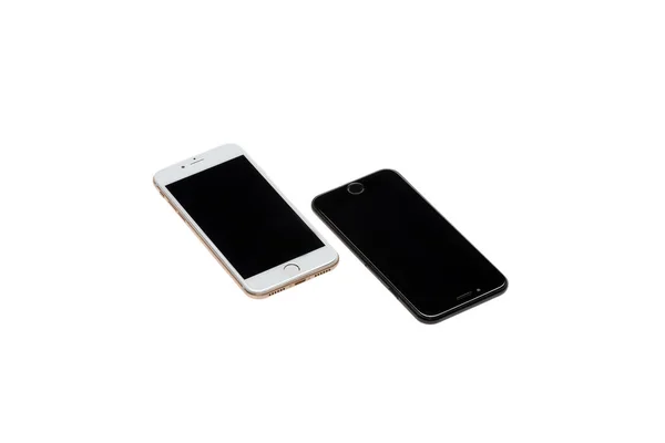 Smartphones com telas em branco — Fotografia de Stock