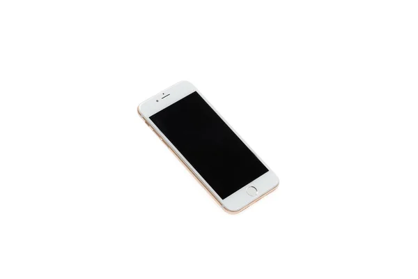 Smartphone avec écran blanc — Photo de stock