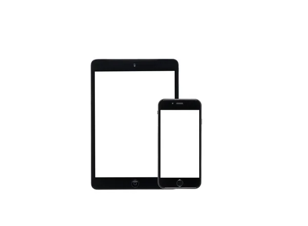 Smartphone et tablette numérique — Photo de stock