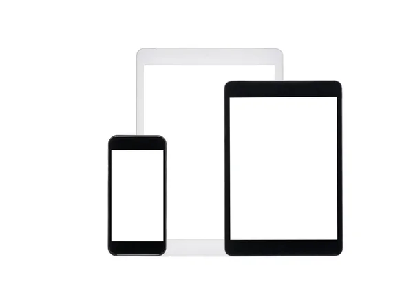 Tablets digitais e smartphone — Fotografia de Stock
