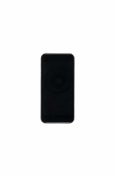 Smartphone moderne avec écran noir — Photo de stock
