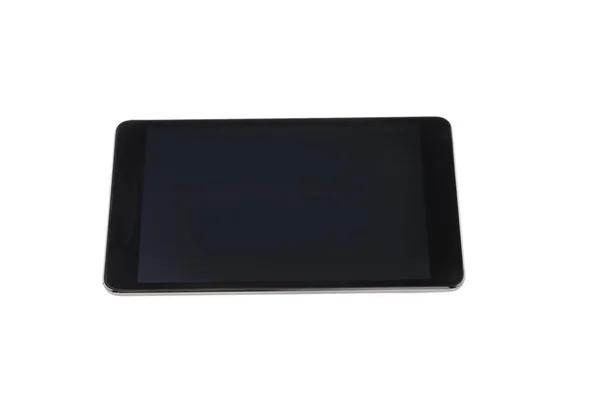 Tablette numérique avec écran noir — Photo de stock