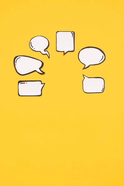 Various blank speech bubbles — Stock Photo