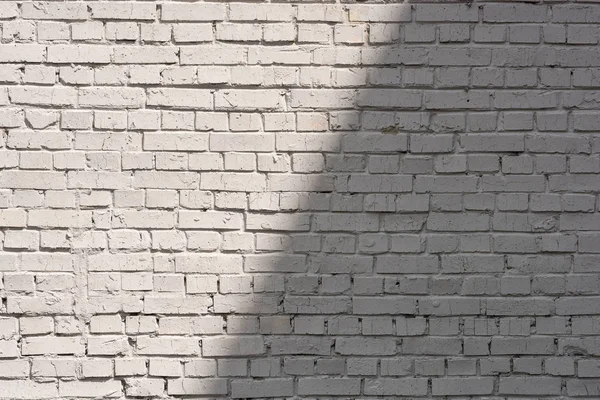 Mattone bianco muro di sfondo — Foto stock