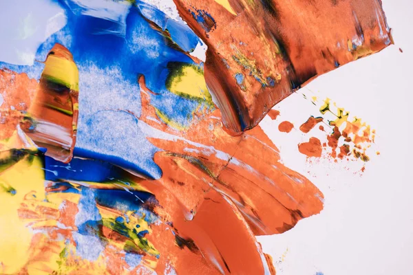 Vista de cerca de la pintura colorida abstracta decorativa — Stock Photo