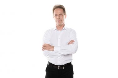 Olgun işadamı formal giyim