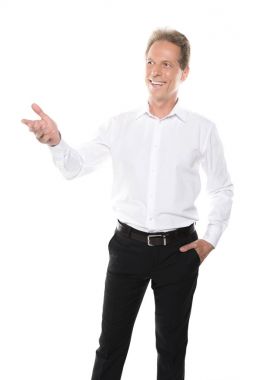 Olgun işadamı formal giyim