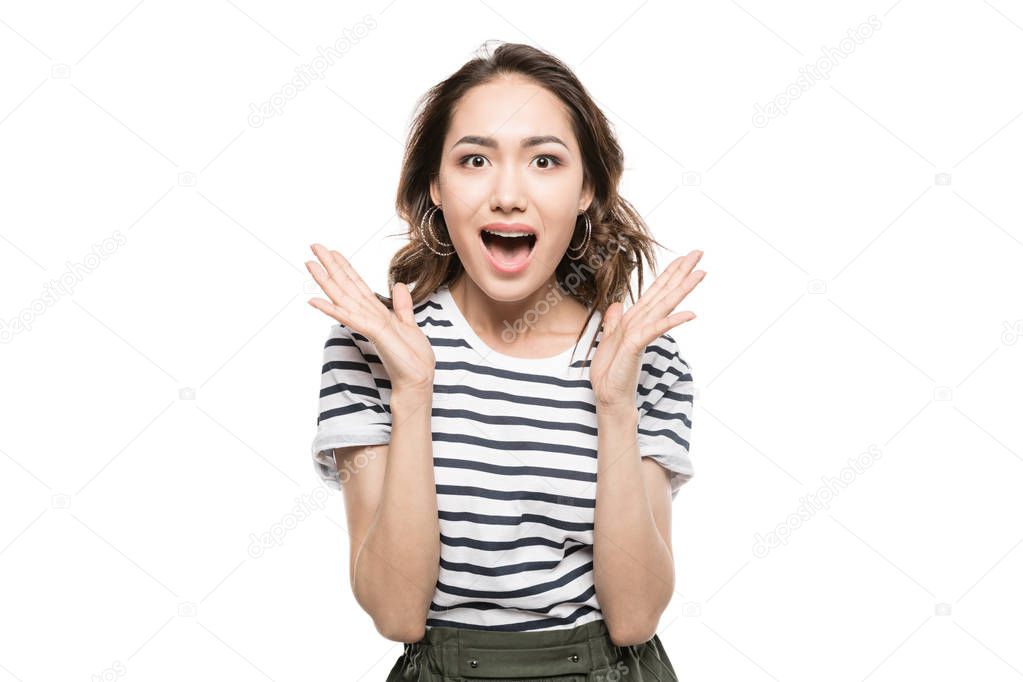 Surprised young woman 