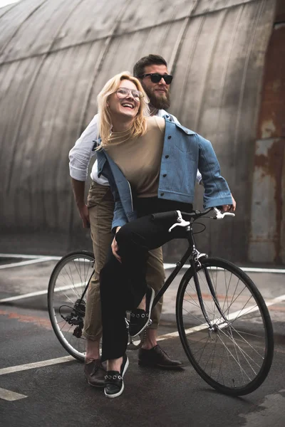 Stylish young couple — Stock Photo, Image