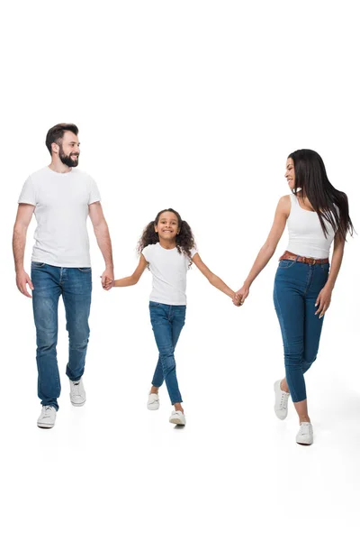 Glückliche multiethnische Familie — Stockfoto