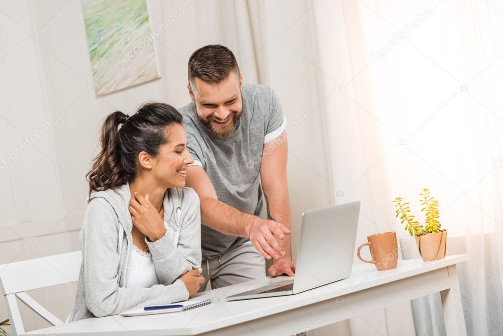 couple working at home